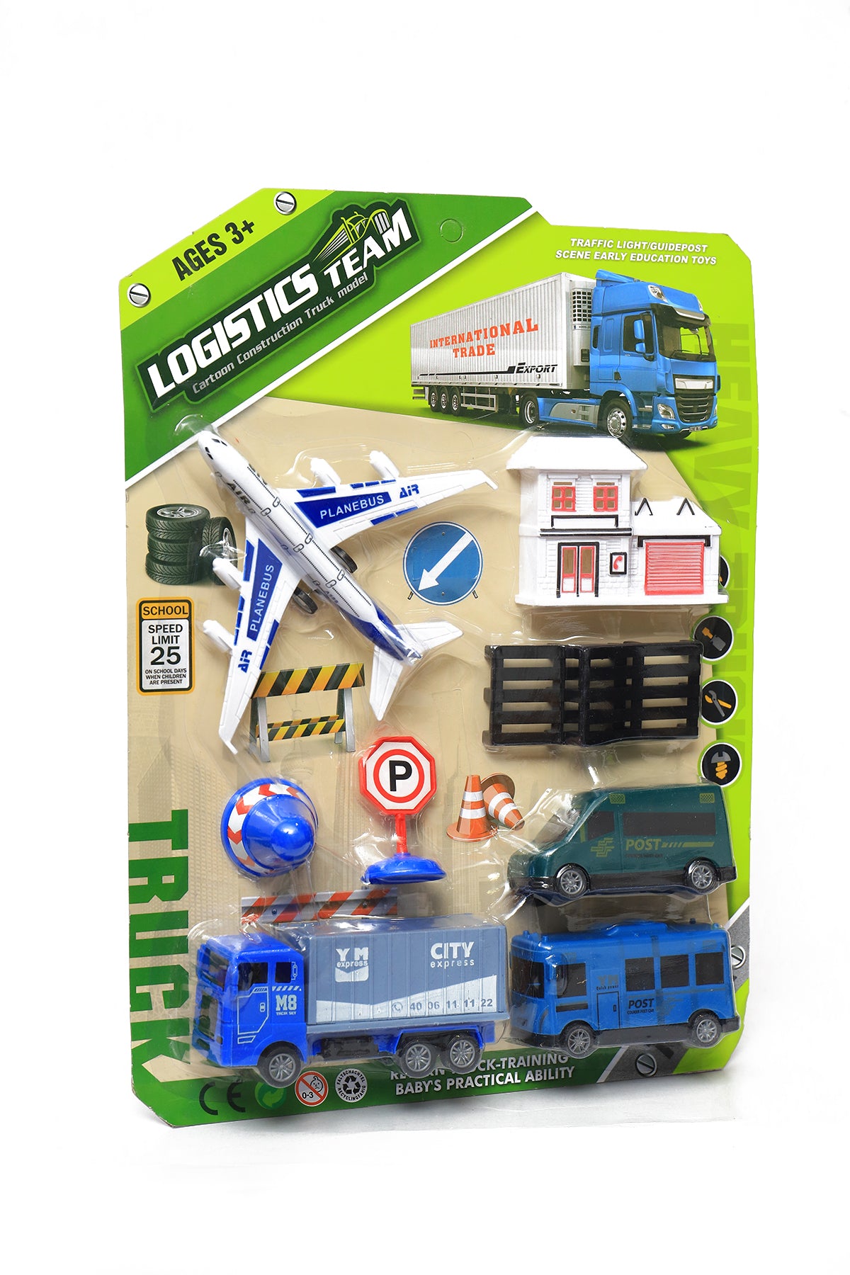 Kids Logistics Vehicle Play Set